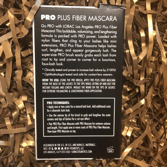 Lorac Pro Plus Fiber Mascara Mini Size - Picture 6 of 6